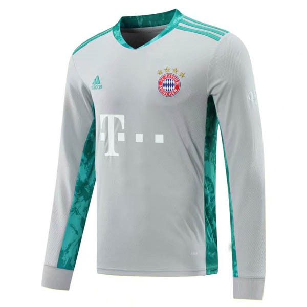 Tailandia Camiseta Bayern Munich ML Portero 2020-2021 Gris